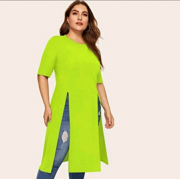 SHEIN Limegreen Top - Picture 2 of 6